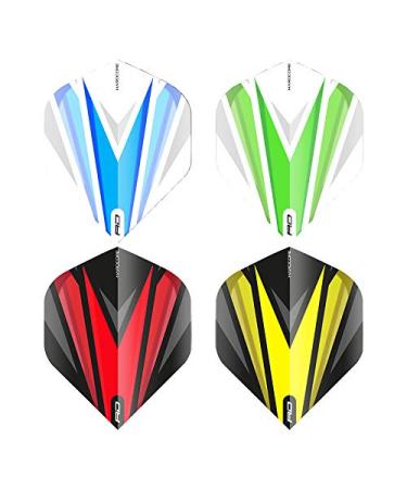 RED DRAGON Hardcore Selection Pack Extra Thick Standard Dart Flights Radical