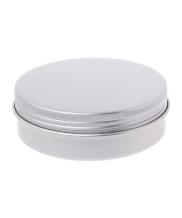 GUMEI 5-120ml Empty Aluminum Cosmetic Pot Tin Silver Tin Container Round Box with Lid