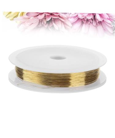 Healeved 3pcs Copper Wire Bead Stringing Wire Metal Material Metal Beading Wire Hand Decor Diy Jewelry Beading Wire for Jewelry Metal Bracelet Wire Flexible Beading Wire General Crafts Nail Goldenx3pcs mediumx3pcs - Buy Online on SooperMarket.com
