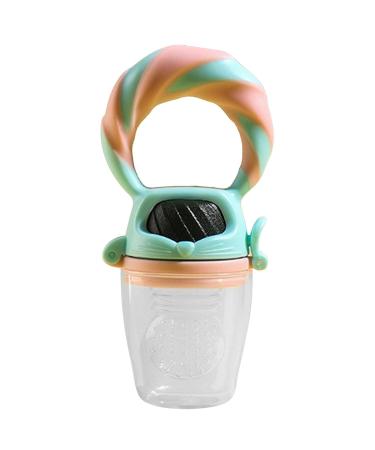 Jingling Fruit Pacifier Feeder - Safe Silicone Teething Tool for Babies | Soft Vegetable & Fruit Food Feeder - Buy Online on SooperMarket.com