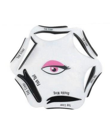 Eyeliner Guide Tool Eyeliner Stencil 6 in 1 Eyeline Guide Template Cat Liner Makeup Tool for Eyes