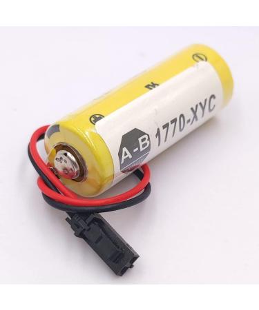 Buy Pack of 8 - 1770-XYC 3V 1800mAh Battery Replacement for 1770-XYC/A 1770-XYB 1756-BA1 | Non-Rechargeable with Black Plug - International Shipping Available - Buy Online on SooperMarket.com