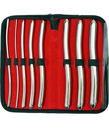 SURGICAL ONLINE 8 Hegar Medical Dilator Sounds Set 7.5inch Double Ended Instrument (Double Ended)