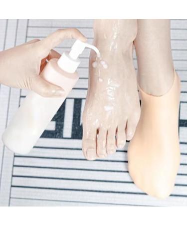 kawehiop 2a Set Of 2 Moisturizing Silicone Socks For Ultimate Feet Care Comfort Guaranteed Moisturizing Socks Silica Gel Tools Pink One size fits all Pink One size fits all - Buy Online on SooperMarket.com