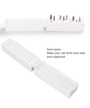 Nail Drill Organizer Box - Dustproof ABS Holder & Manicure Tool Stand for Salons | Shop Quality Nail Display Organizers - Buy Online on SooperMarket.com