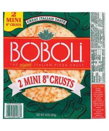 Boboli, 2 Mini 8 Pizza Crusts, 10oz Package (Pack of 3) by Boboli