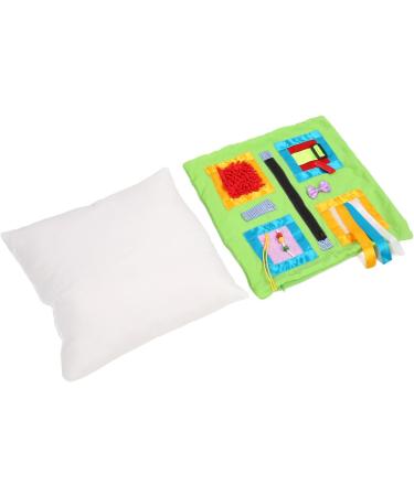 Dementia Activity Pillow Various Levels of Difficulty Motor Skills Development Zipper Multicolor Sensory Activity Pillow for Elderly for Travel - Buy Online on SooperMarket.com