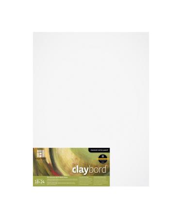 Ampersand Museum Series Claybord Panels for Paint and Ink, 3/4 Inch Depth Cradled, 18X24 Inch (CBSC18)