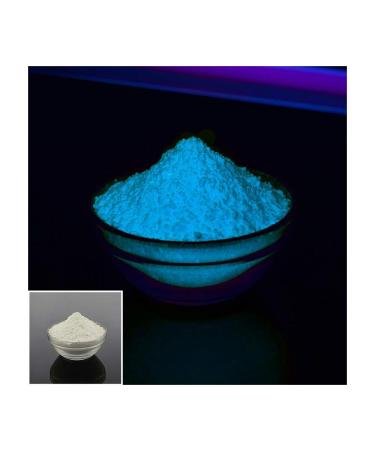 Blacklight Invisible Fluorescent Powder Pigment  Visible only at UV 365 nm Black Light Water Based (Blue  0.35 oz(10 g)) Blue 0.35 oz(10 g)