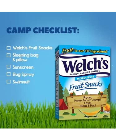 Custom Welch's Fruit Snacks Box - Gluten Free Mixed Fruit 0.9 oz Individual Bags (40 Pack) - Buy Online on SooperMarket.com