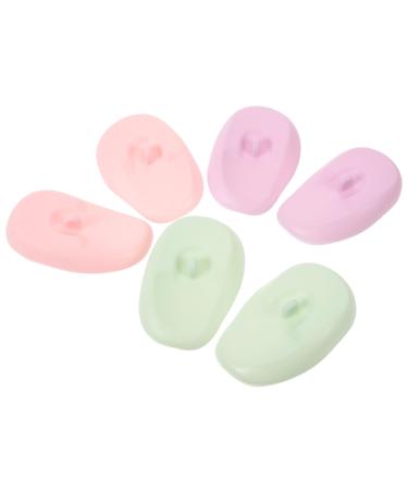 PLAFOPE 3 Pairs Silicone Earmuffs Ear Cover Hair Dye Ear Protector Cover Shower Ear Cap Hair Coloring Earmuffs Hair Color Ear Protectors Ear Guard for Shower Keep Warm Ear Muffs