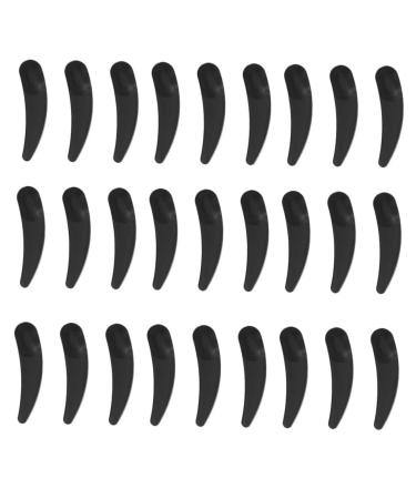 Mikinona 100pcs Mask Scoop Cream Scoop Mini Makeup Masks Spatula Mini Makeup Spoons Mini Tools Squeeze Bottles 5.50X1.50X0.10CM Black