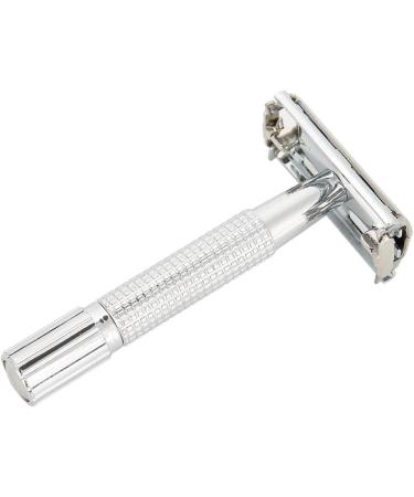 Demeras Razor Straight 11x7x3 - Manual Men's Beard Razor with Double Blade & Case | International Shipping Available - Buy Online on SooperMarket.com