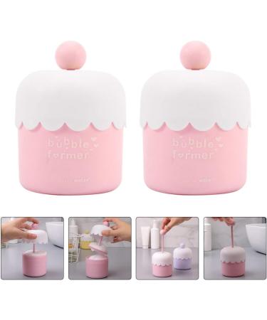6pcs Makeup Cups Soap Whip Bubbling Foaming Tool Facial Making Using Device Maker Foamer Bottles Bathroom Foam Former Bubble Manual Dispenser Travel Pink Cup Empty Chic - Buy Online on SooperMarket.com