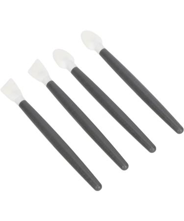 Reusable Swabs Durable Flexible 4 Pieces Silicone Makeup Brush Multipurpose Waterproof Compact for Lip Makeup - Buy Online on SooperMarket.com