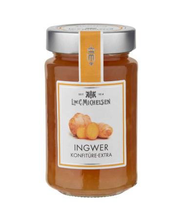 L.W.C.Michelsen - Ginger jam (280g) |Fruity & slightly sharp |Of course without additives |High quality jam with fruity ginger pieces |Pure naturalness in a glass