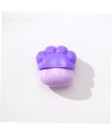 Healeved Cat Claw Foundation Brush Makeup Brush Blush Brush Portable Foundation Brush Powder Brush for Loose Powder Brush for Makeup Concealer Brush Travel Plastic Cosmetic Purple Cat Paw - Buy Online on SooperMarket.com