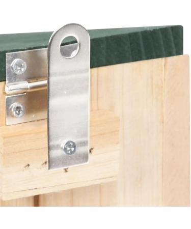vidaXL 4x Firwood Squirrel Houses Garden Forest Wild Animals Wooden Holder Squirrel Peanut Butter Feeder Food House Feeding Station Box - Buy Online on SooperMarket.com
