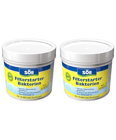 S ll 18765 summer algae stop 500 ml pond care products against strong algae growth in summer - extra -fast pond care Algae control Ideal for floating algae pond algae blue algae (pack of 2) 100 g for 15 000 liters (pack with 2) single