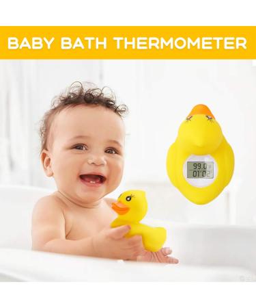 Digital Baby Bath Tub Thermometer - Upgraded Duck Toy with Temperature Alerts for Infants & Toddlers - Buy Online on SooperMarket.com