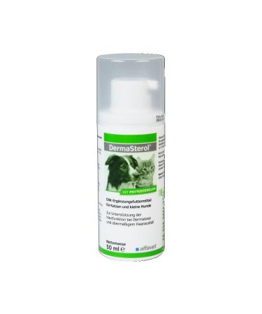 Alfavet Dermasterol Diet supplementary feed for dogs and cats to support skin function in dermatosis and excessive hair loss 50 ml 50 ml (1 Pack)