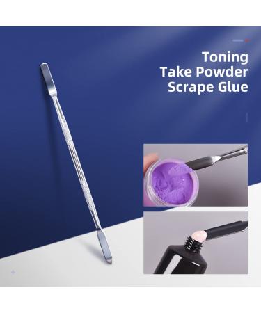 Rolabling 7.2 Pro Stainless Steel Makeup Spatula Double Sided Cosmetic Stirring Rod Nail Art Manicure Tool - Size 2 - Buy Online on SooperMarket.com