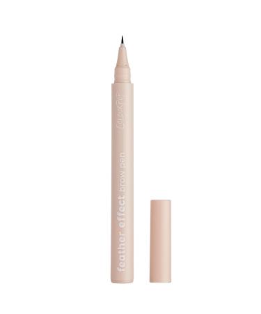 ColourPop Feather Effect Brow Pen - Eyebrow Pen with a Micro-Fine Tip & All Day Wear - Smudge-Free Water-Resistant Formula for Fuller Natural-Looking Brows - Medium Brown (0.03 oz)