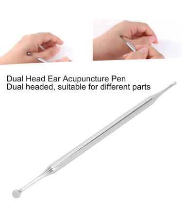 Double-Headed Ear Acupuncture Probe | Portable Stainless Steel Massage Device | Body Acupuncture Point Tool | Multi-Size Options for Optimal Care - Buy Online on SooperMarket.com