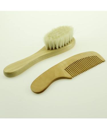 STAHAD Baby Grooming Kit - Anti-static Massage Bath Comb & Detangling Brush for Newborns - Wooden Shower Spa Set for Toddlers - Buy Online on SooperMarket.com