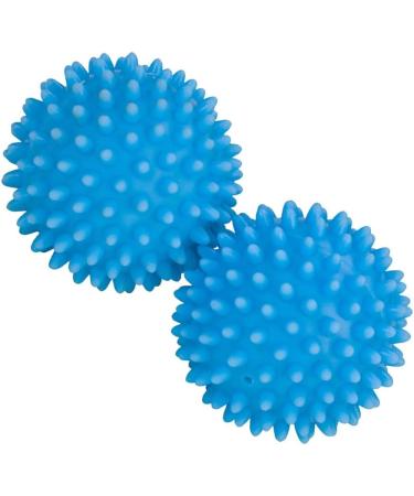 TV Time Direct Reusable Laundry Dryer Balls - Fabric Softener Blue - 2 Pack | Eco-Friendly Clothes Dryer Solution - Buy Online on SooperMarket.com