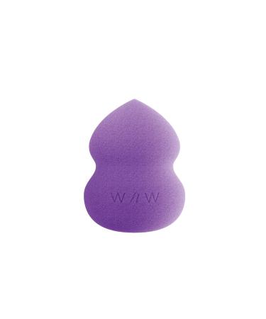 Wet n Wild Hourglass make-up sponge beauty sponge for foundation and concealer versatile for build-up capacity simply blends with less make-ups make-up sponge purple