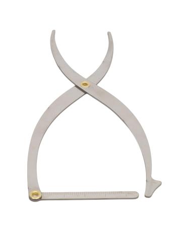 Eyebrow Stencil Ruler Measuring Tool 3 Point Positioning Microblading Eyebrow Ruler Golden Ratio for Salon (Silver)