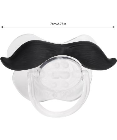Cute Lip-Beard Pacifier | Eco-Friendly Silicone | Mini Wearable & Ergonomic Design | 7 Men Insulation Case - Buy Online on SooperMarket.com