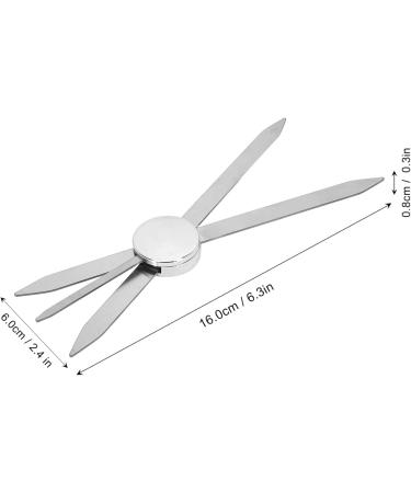 Precision Eyebrow Measuring Tool | Stainless Steel 3-Point Compass for Microblading | Eybrowing Template Lineal - Buy Online on SooperMarket.com
