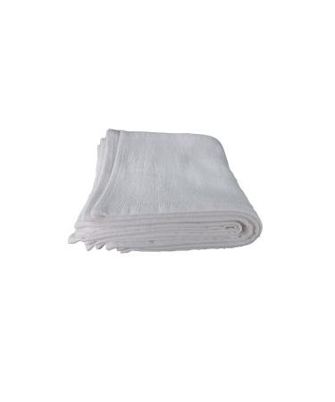 Comair 7001200 Eye cloth 100% cotton 30 x 15 cm 10 pcs bag white