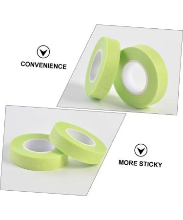 Angoily 24 Rolls Eyelash Tape - Colored Adhesive Fabric for Eyelash Extensions & Hair Care | Non-Woven Cosmetic Tape 900x1.1cm Green - International Shipping Available - Buy Online on SooperMarket.com
