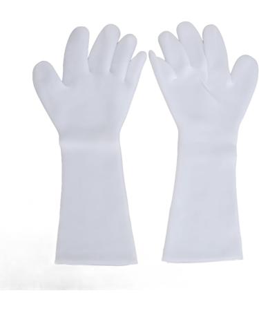 Hydrating Cracked Hand Gloves 1 Pair Moisturizing Gloves Washable Skin Firendly Gel Lining White for Hands Care - Buy Online on SooperMarket.com