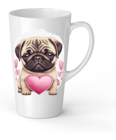 White Ceramic Baby Carlin Mug - Large 483 ml Perfect for Hot Chocolate or Milk Fun and Easy to Use - Buy Online on SooperMarket.com