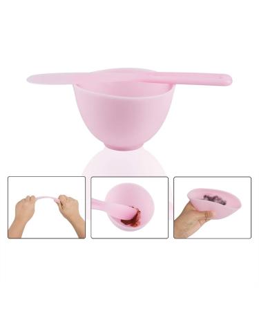 Sonku Face Mask Mixing Bowl Set - DIY Facial Mask Tool Kit with Brush, Spatula, Measuring Spoons, Cup, Sponge, Makeup Headband - Pink - Buy Online on SooperMarket.com