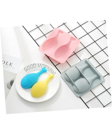 MAGICLULU 4 Pcs Sugar Mold DIY Chocolate Fondant Silicone Cake Mold for Home Pudding Mold Mold Silcone Molds Demould Silicone Candy Mold Silicone Molds DIY Baking Molds Fudge Drumstick 15.8*14.9CM x2pcs - Buy Online on SooperMarket.com