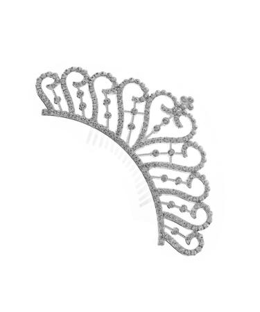 WOFASHPURET Crown Side Hair Comb Hair Side Comb Hair Topper Hair Barrettes for Women Rhinestone Hair Comb Hair Accessories for Women Wedding Women Crown Hairpiece Tiara Alloy Hair up Girl Miss