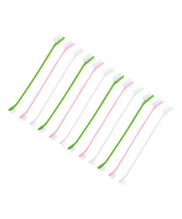 BCOATH 12pcs Double Head Dog Toothbrush Portable Toothbrush Pet Supplies for Small Dogs Doggie Toothpaste Puppy Care Pet Oral Care Set Dog Teeth Cleaning Tools Dog Supply Pet Brush