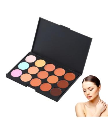 1Pack Professional 15 Colour Concealer Palette Camouflage Contour Cosmetic Set Eye Face Cream Contour Kit
