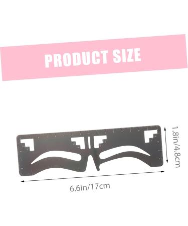 Beavorty 4 Pcs Eyebrow Ruler Makeup Tools Ink Stamp Brow Mapping Eyebrow Shaping Stencil Card Balance - Buy Online on SooperMarket.com