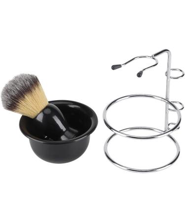 4-in-1 Shaving Set for Men - Badger Hair Brush Bowl & Stand Holder - Premium Grooming Kit - Buy Online on SooperMarket.com