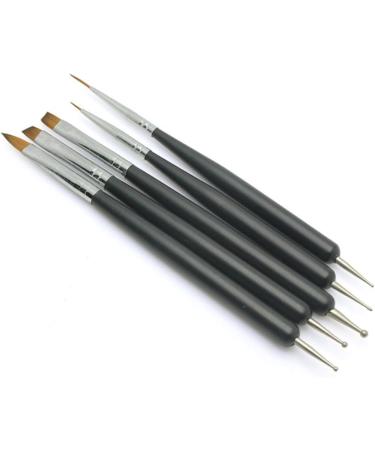 minkissy Pens Set nail art pen manicure pen dot painting tools nail art polish pens manicure tools professional nail brush nail art drill pen nail art Accessory picker dual purpose Drill 15.7*0.4CM Black - Buy Online on SooperMarket.com