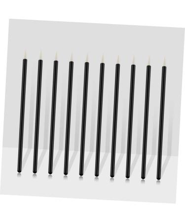 BELLIFFY 100pcs Eye Makeup Tools Eyeshadow Eye Shadow Eyebrow Brush Applicator White 10X0.5X0.5cm White - Buy Online on SooperMarket.com