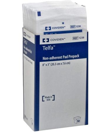 681238BX - Telfa Ouchless Non-Adherent Dressing 3 x 8