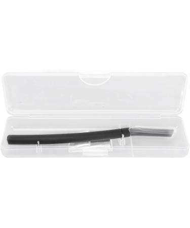 Metal Eye Brewing Trimmer - Stainless Steel Manual Eyebrow & Facial Hair Remover | Unisex Multi-Purpose Tool with 6 One-Way Blades - Buy Online on SooperMarket.com