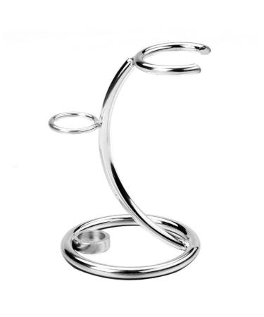 Shaving and Brush Stand Simple Shaver Kit Holder Metal Manual Kit Organizer Beard Set